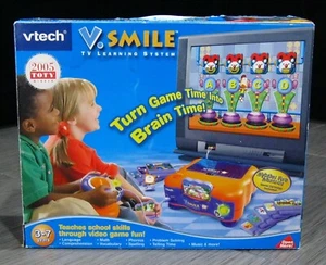 2005 TOTY vtech V.Smile Video Game LEARNING SYSTEM Console with Box Working - Picture 1 of 7
