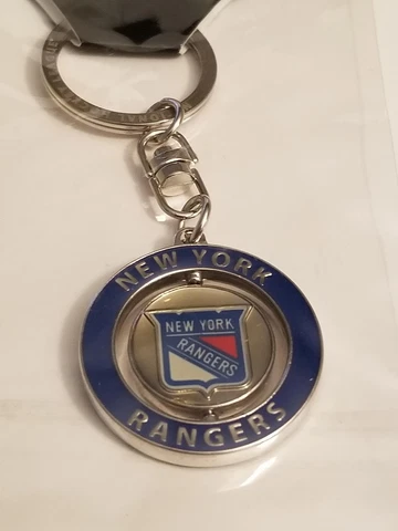 NY New York Rangers Stanley Cup JF Sports NHL Hockey Spinner Keychain 5006 Cover