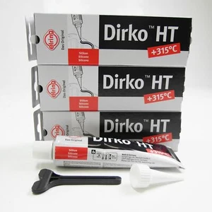 3x Mastic d'étanchéité DIRKO NOIR 70ml 006.553 ELRING de -60°C à + 315°C Silicone - Photo 1 sur 3