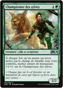 MTG Magic M20 - (x4) Woodland Champion/Championne des sylves, French/VF - Picture 1 of 1