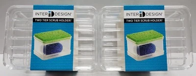 ¡Nuevo! Paquete de 2 soportes exfoliantes de dos niveles Inter iDesign  Foto 1 de 3