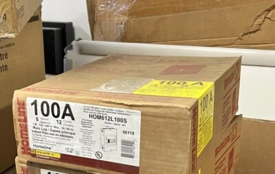 Square D HOM612L100S 100 Amp Centro de Carga Monofásico Homeline Nuevo Foto 1 de 2