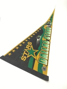 VTG NHL Dallas Stars Hockey Wall Art Pennant 12x29 - Picture 1 of 2