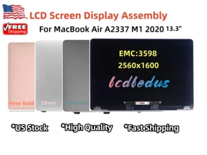New For Apple MacBook Air A2337 M1 2020 LCD Screen Display Assembly Replacement - Picture 1 of 9