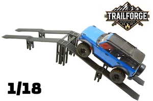 Trailforge escala 1/18 RC Crawler Course modular rampa cuesta arriba/abajo doble pila - Imagen 1 de 11
