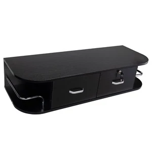 Wall-Mount Salon Station Barber Cabinet Beauty Storage Table for Hair Stylist - Picture 1 of 29
