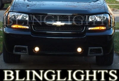Kit de luces antiniebla LED halo blancas para Chevy Trailblazer 2002-2009 05 06 07 Foto 1 de 4