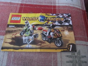 Lego World Racers 8896 libro de instrucciones/manual solamente - Imagen 1 de 1