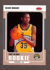2007-08 Fleer #212 Kevin Durant Rookie