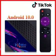 Android 10 Smart TV Box 1080P Lecteur multimédia décodeur 2.4G Wifi H96 Mini V8