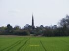 Photo Church 6x4 View across the fields towards Glinton 2 c2010
