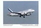 Photo Aviation - Avion Airbus A318 Air France
