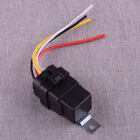 DC 12V 40A 4-Pin SPDT Auto Car Boat Relay Switch Wire Waterproof Harness Socket