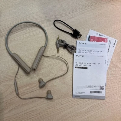 Écouteurs sans fil Sony WI-1000XM2 antibruit Bluetooth Excellent - Photo 1/4