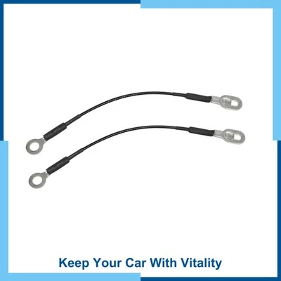 Pacote com 2 cabos de suporte de elevação para tampa traseira de caminhão Chevrolet C1500 1988-1999 - Imagem 1 de 4