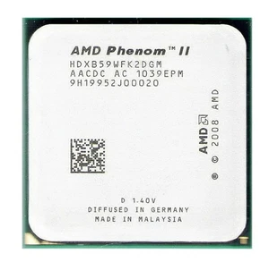 AMD Phenom II X2 B59 HDXB59WFK2DGM 3.4GHz Socket AM3 Dual-Core CPU Processor - Picture 1 of 4