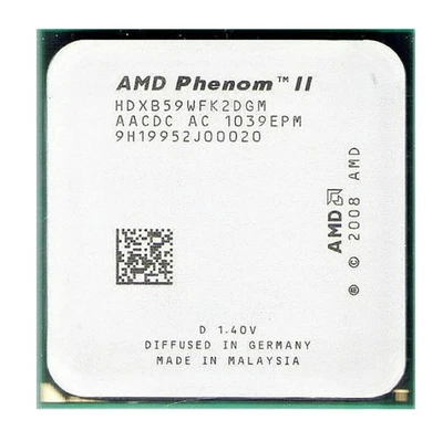 AMD Phenom II X2 B59 HDXB59WFK2DGM 3.4GHz Socket AM3 Dual-Core CPU Processor - Image 1 of 4