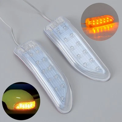 Espejo retrovisor lateral anticolisión coche 13 LED luz de señal de giro suave lámpara indicadora Foto 1 de 4