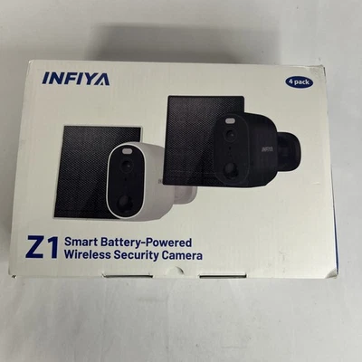 4 Pack INFIYA Z1 2K Two-Way Smart Battery-Powered Wireless Security Camera - Image 1 of 4