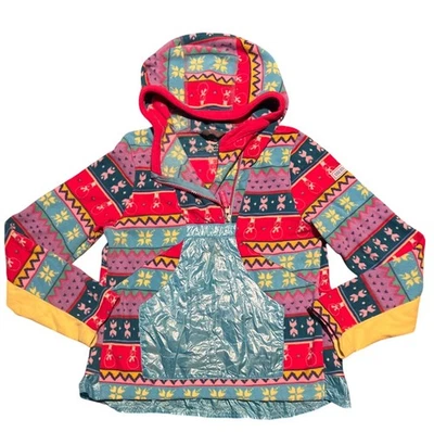 Obermeyer Alya Retro Ski Jacket Loud Geometric Fleece Lined Winter Coat XL - Image 1 of 4