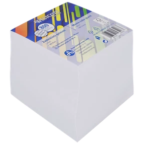 Notizzettel Zettelklotz geleimt weiß FSC mix 80g/qm 800 Blatt Format 9x9cm  - Bild 1 von 4