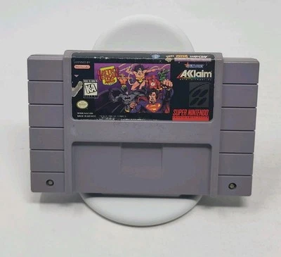 Justice League:Task Force - SNES - Cartirdge Only - Authentic  - Tested - Works - Image 1 of 4