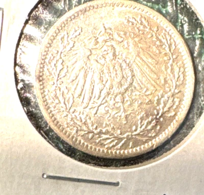 Germany 1917 A half mark KM17 a choice BU - Image 1 of 3