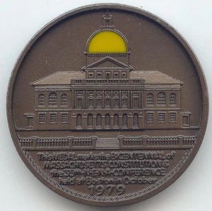 New England Numismatic Association (NENA), 1979 Convention Medal, Boston MA - Picture 1 of 2