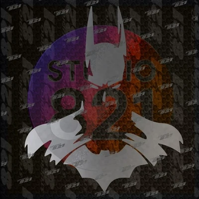 BATMAN Caballero Oscuro Silueta Troquelada Calcomanía Pegatina Logo Foto 1 de 4