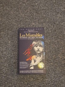 Les Mis&eacute;rables Concert The Dream Cast VHS 1995 10th Anniversary Performance Mint