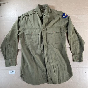 Camisa utilitaria del ejército de Estados Unidos USAAF Hap Arnold Fuerza Aérea Vietnam Segunda Guerra Mundial Militar 2G87 - Imagen 1 de 12