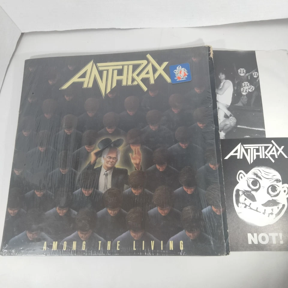 Anthrax - Among the Living Vinyl LP 1987 Island Records 905841 Press RARE VG+ - Image 1 of 4