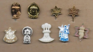 Lucia Celebration Sweden Collection of 16 vintage pins Swedish Heritage Festival - Picture 1 of 1