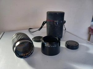 Pentax 135mm f/2.5 PK Bayonet vintage Lens Manual Prime inc hood, caps & case - Picture 1 of 24
