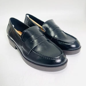 Lucky Brand Penny Loafer Floriss Black Women’s 7.5 - Picture 1 of 8