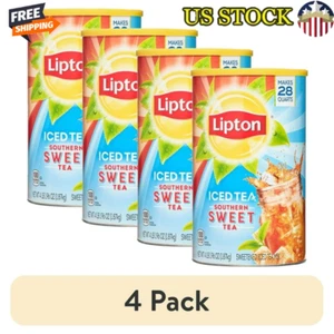 Southern Sweet Tea Mix 4-Pack 28 OZ Easy Brew Powder Summer Refreshment New - Picture 1 of 5