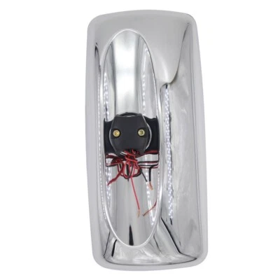 Espejo superior grande principal cromado para puerta lateral térmica para Freightliner Columbia Century M2 Foto 1 de 4