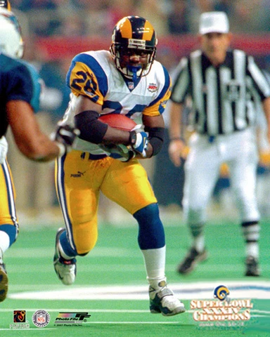 Marshall Faulk SUPER BOWL XXXIV (2000) St. Louis Rams Premium 20x24 POSTER Print Cover