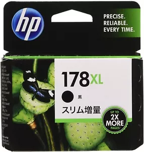 Oryginalny wkład atramentowy HP HP178XL czarny smukły - Zdjęcie 1 z 2