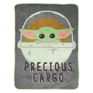 Baby Yoda Throw Plush Blanket Fleece - Picture 1 of 1