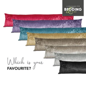 Crushed Velvet Insulator Draught Excluder Wind Stopper & Energy Saver for Doors - Picture 1 of 14