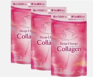 FANCL Deep Charge Collagen 90 Days (30 x 3 Packs) | Japanese Beauty Supplement - Picture 1 of 3