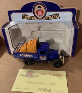 Ltd Ed Oxford Diecast OT010 Youngs London Ale #0543/2000 Boxed - Picture 1 of 8