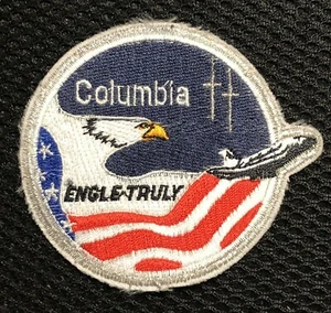 Shuttle Columbia Aufnäher - Engle Truly - 3 1/2 Zoll x 3 1/8 Zoll  - Bild 1 von 2