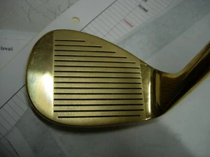 PITTED SW 55* ONE(1) Unhit Ram GOLD PLATED Tom Watson Hand Ground Wedge TW855 - Picture 1 of 13