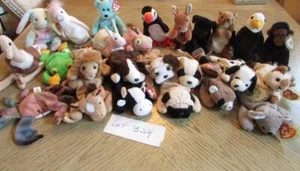 LOT OF 24  HARD TO FIND TY BEANIE BABIES  - EXC - LOT B24 - Picture 1 of 1