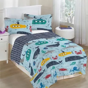 Deep Sea duvet set from Clyde Linens - Picture 1 of 2