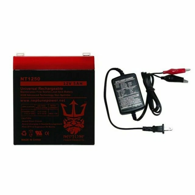 Neptune NT1250 12V 5Ah Rechargeable SLA Sealed Lead Acid Battery
