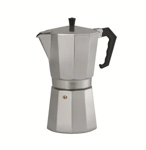 New AVANTI Classic Pro Aluminium Espresso Coffee Maker 12 Cup Silver Kitchen - Picture 1 of 2