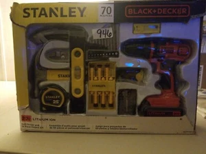 Stanley and Black+Decker 66 Piece Tool Set-Kit Drill-Driver 20V w/ Bag - Picture 1 of 2